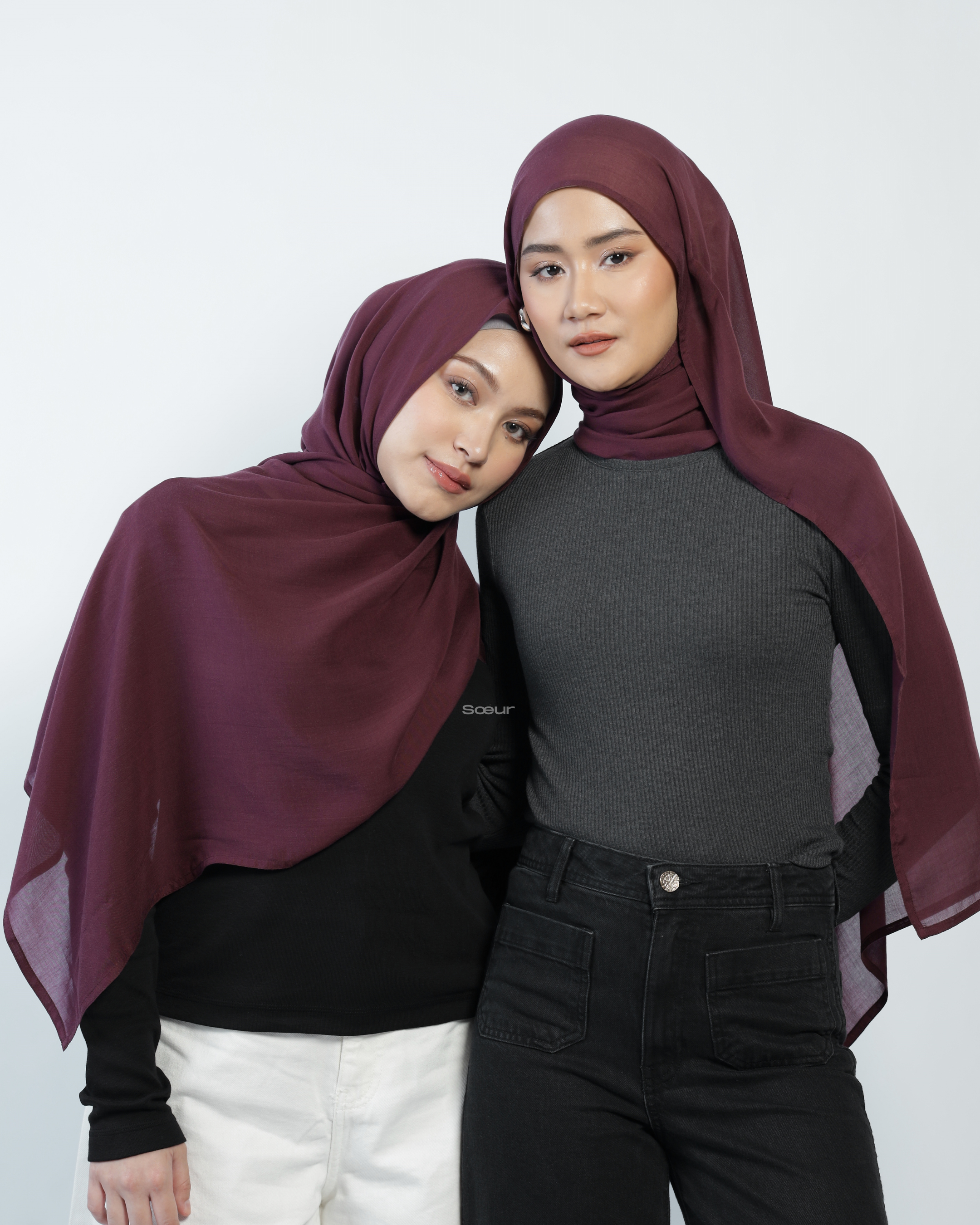 Tencel Lyocell pashmina in Rosewood