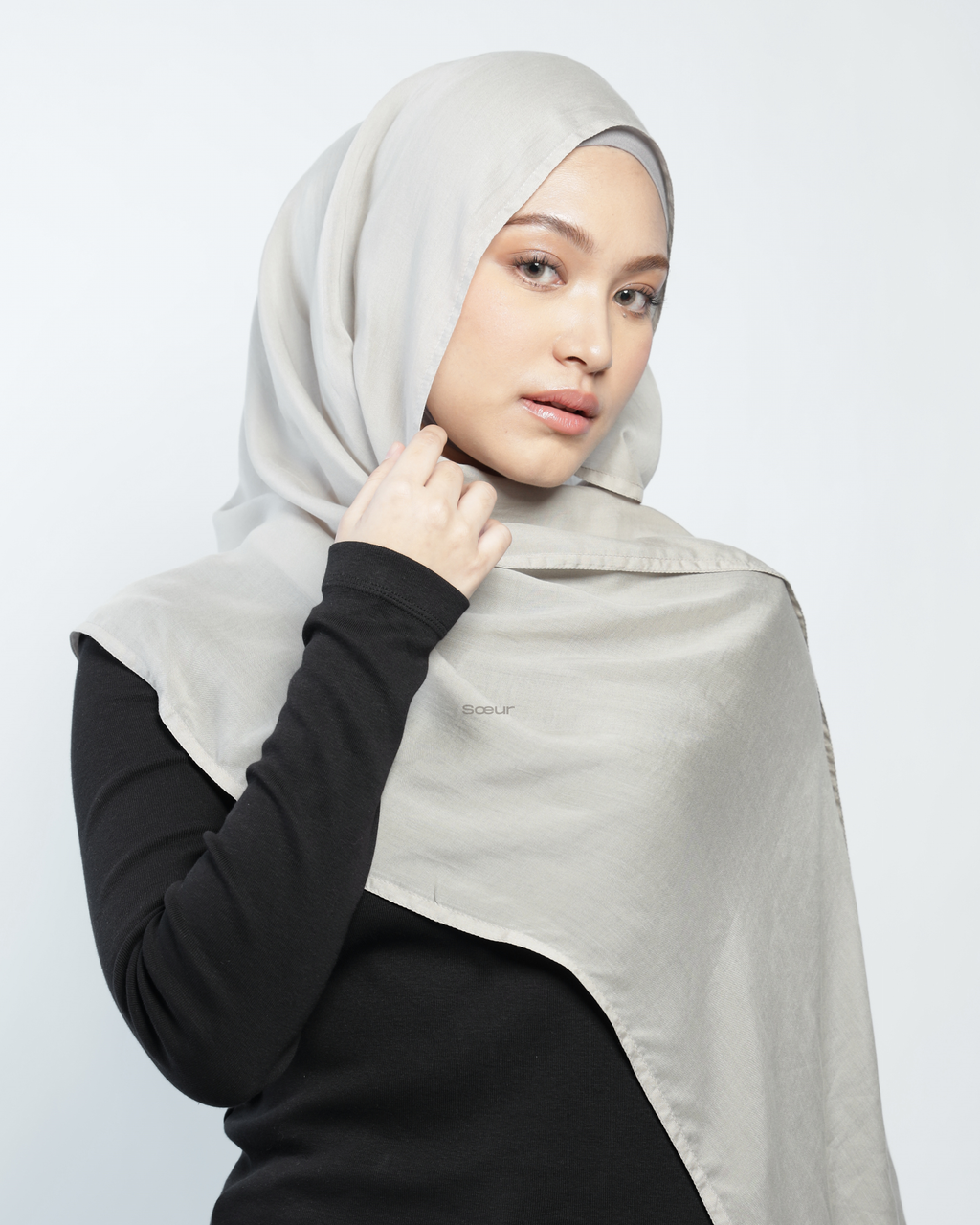 Tencel Lyocell pashmina in soft sage