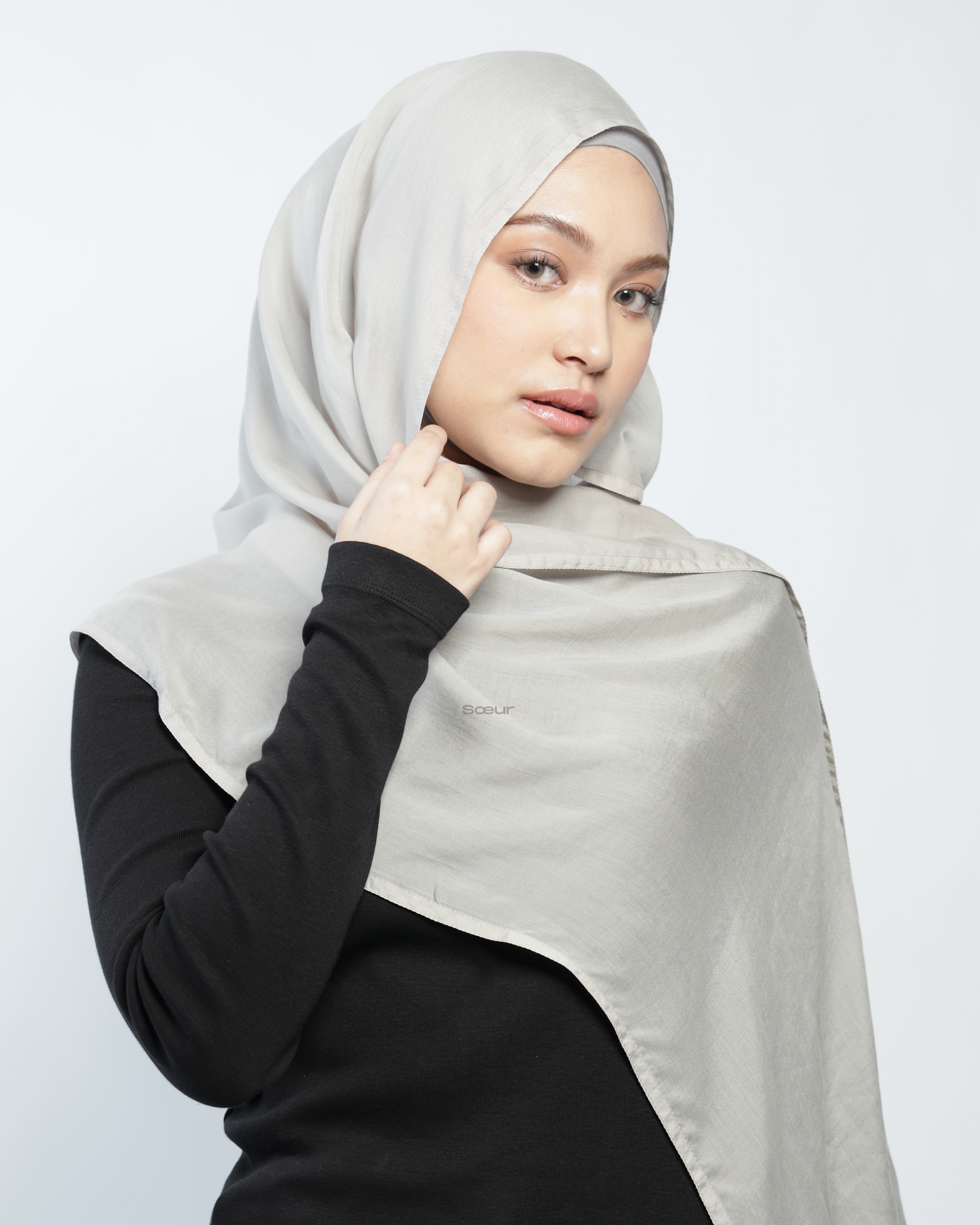 Tencel Lyocell pashmina in soft sage